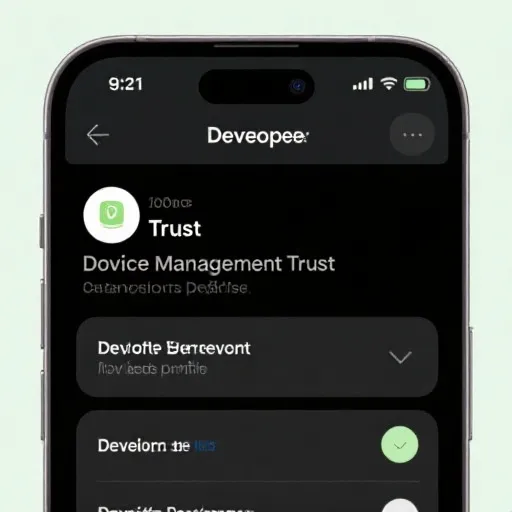 iOS信任开发者设置